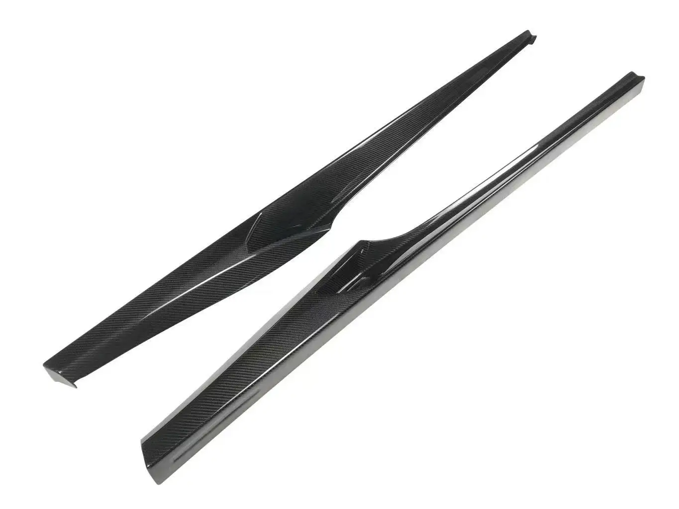 High Quality Dry Carbon Fiber Side Skirt forFerrari 488 Dry Carbon Fiber Side Extention Perfect Fitment