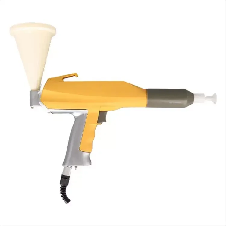New Design Small Portable Lab Type Electrostatic Powder Coating Machine With Small Hopper For Metal Sample Use