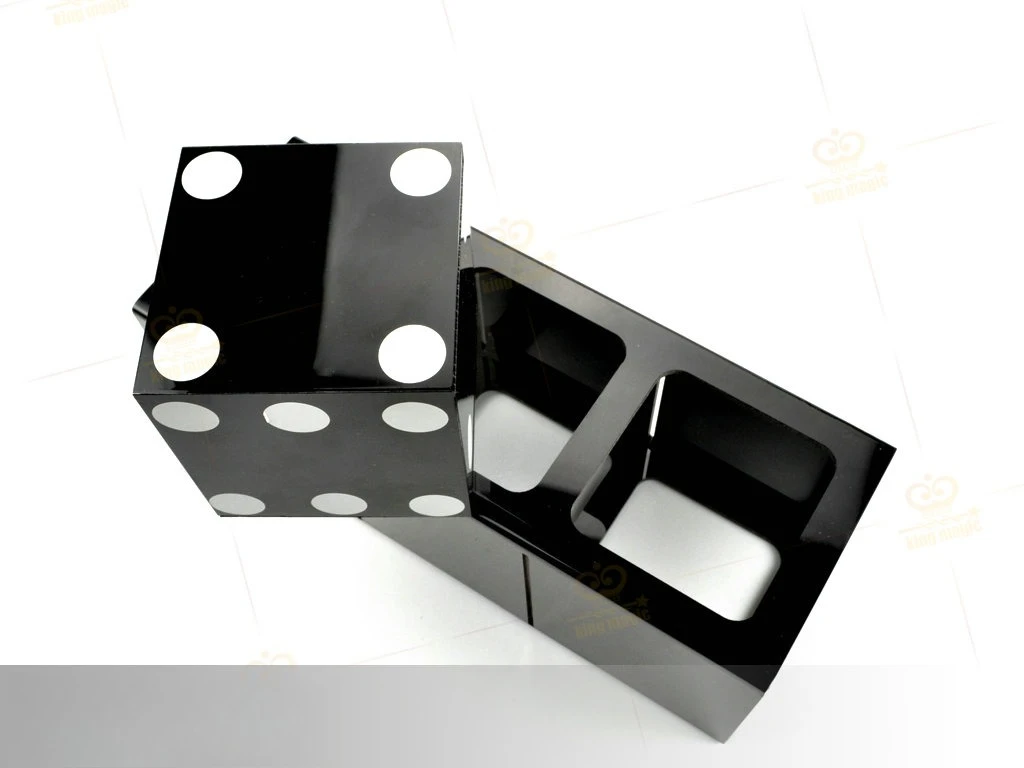 

Ultra Dice Penetration Magic Tricks Stage Gimmick Prop Illusion Amazing Block VISIBLY Penetrate Steel Magia Classic Toys Magia