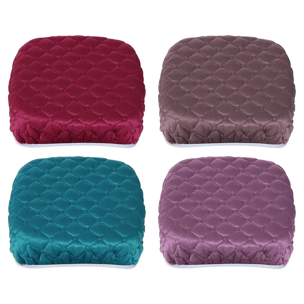 Thickened Thickening Square Stool Covers Solid Color Soft Dining Stool Covers Anti Dirty Elastic Bar Counter Cover Universal