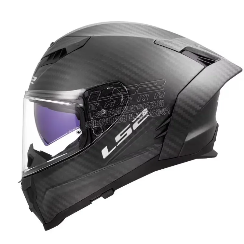 

FF807 Dual Lens Carbon Fiber Motorcycle Helmet 180° Rear Full Face ECE Certification Helmet Four Seasons Use