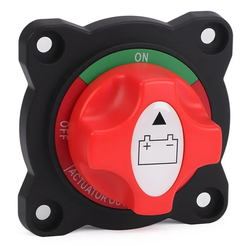 

ABTC-Battery Isolator Switch For Car Truck Boat Motorcycle 12V-48V 300A Terminal Cut Off Switch Battery Separator