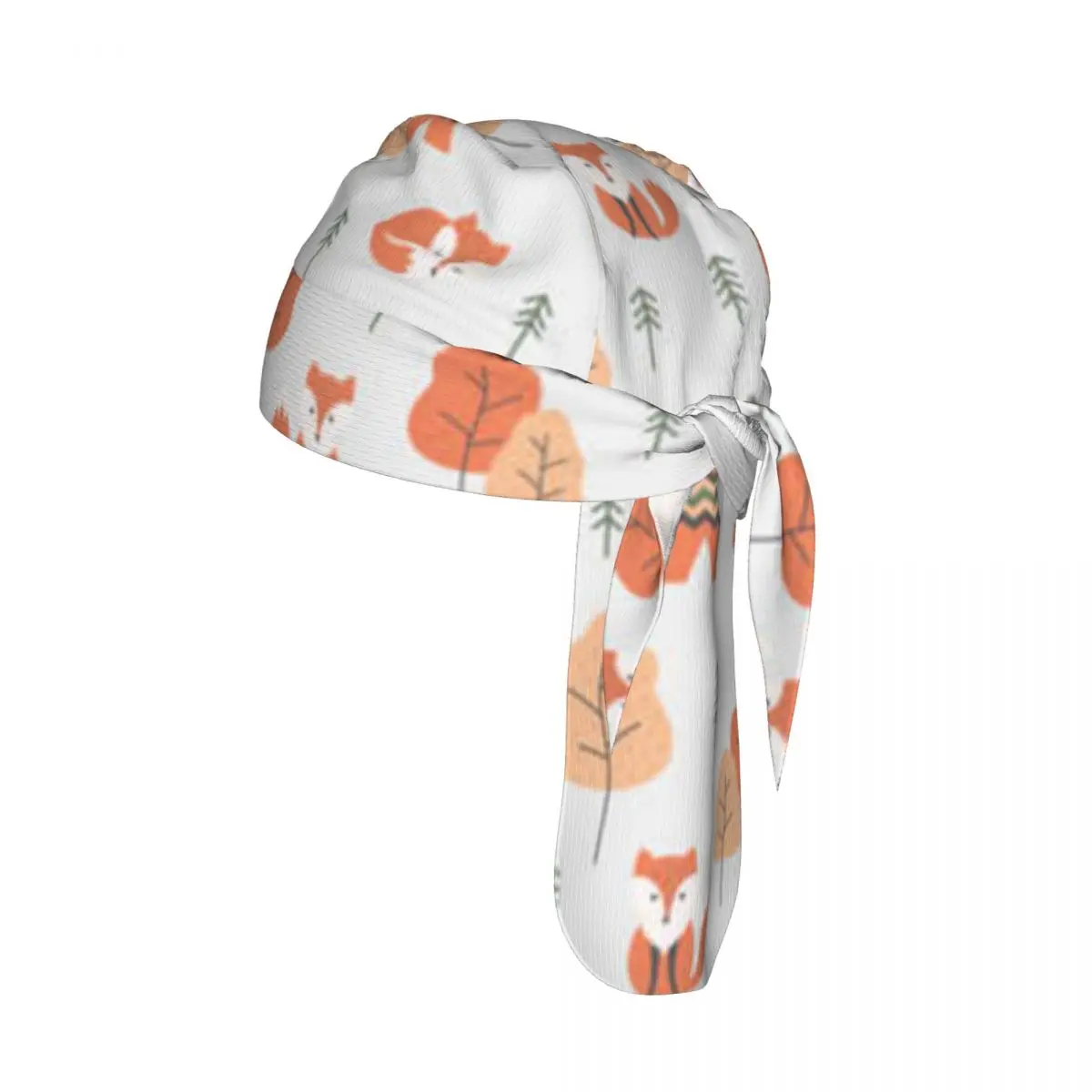 

Кепка-козырек с рисунком красной лисы и лесным узором для спорта, бега, пеших прогулок, велоспорта, быстросохнущая, с защитой от солнца, в стиле пиратской шляпы