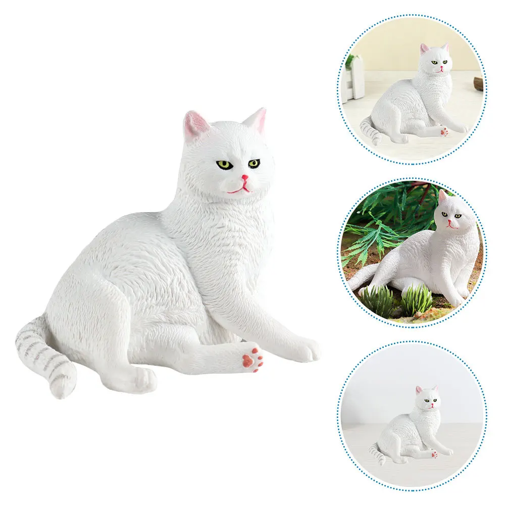 واقعية حديقة القط النحت في الهواء الطلق ساحة ديكور الإبداعية القط تمثال لحديقة الحديقة القط ديكور الهدايا