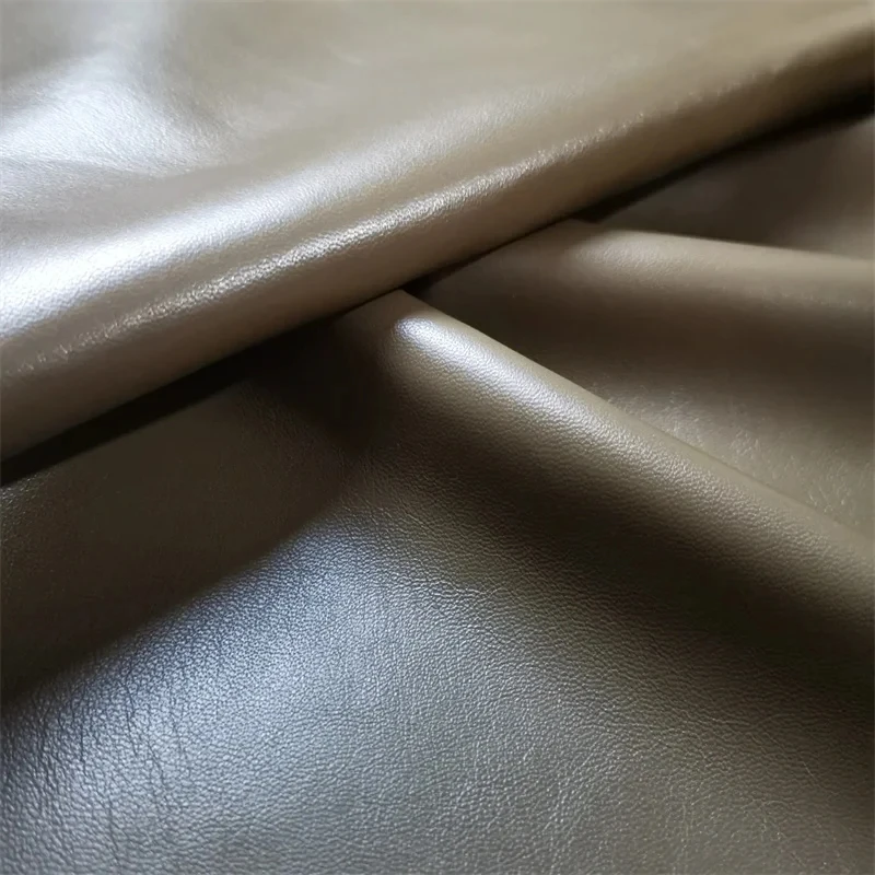 

0.5mm Brown Green Sheepskin.First layer leather.Real Leather Fabric.Materials For Clothes.Leather Repair.Whole Sheepskin