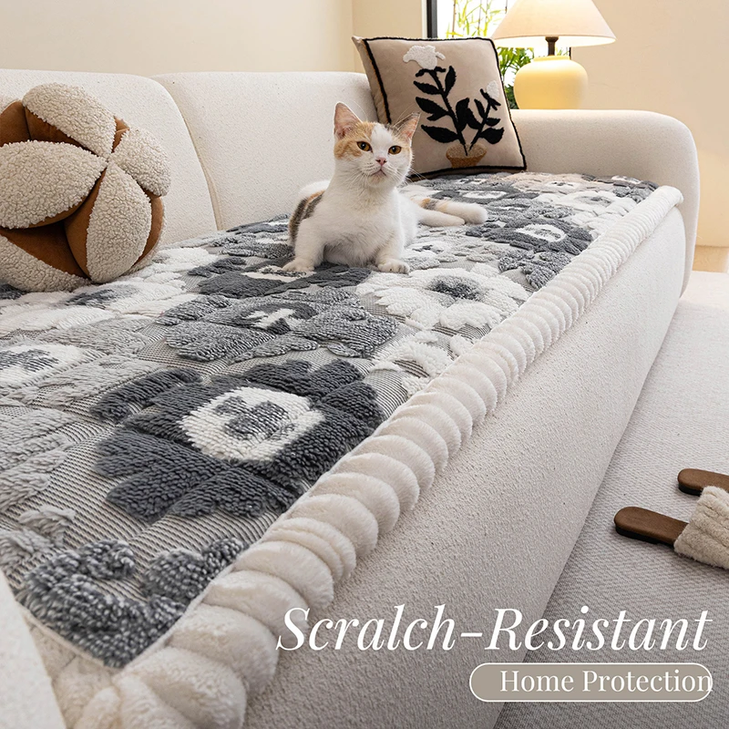 Bohemian Style Thick Sofa Cushion Anti-Skid Autumn and Winter Warm Seat Cushions Sectional Comfort Easy-Care Corner Couch Covers