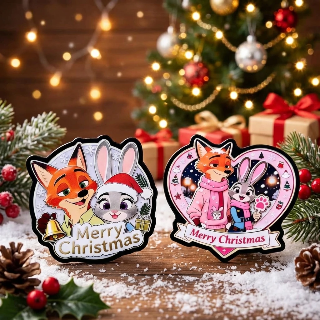 

Nick Judy CP акриловые магнитные плоские наклейки на холодильник Zootopia 2, высококачественное дизайнерское украшение