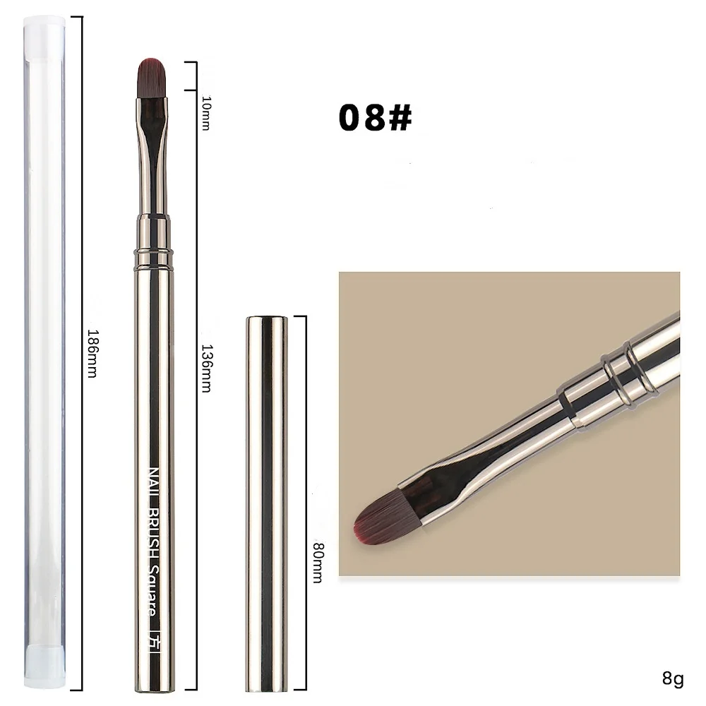 네일 아트 페인팅 드로잉 브러쉬 네일 접착제 광선 요법 펜 UV 젤 브러쉬 펜 아크릴 매니큐어 Professionnel Brushes Tool