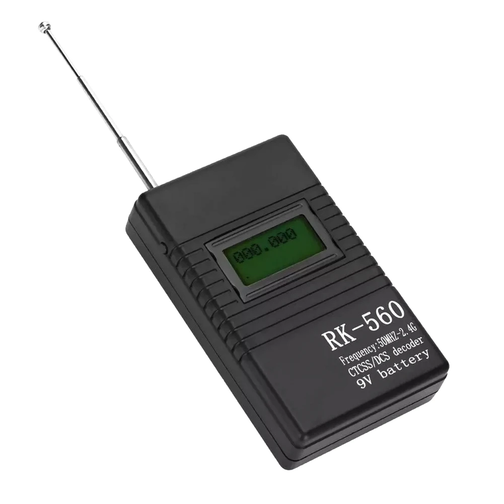 

Digital Frequency Counter Frequency Meter Field Testing 0.1K Resolution 9V Battery Powered For Signal Analysis