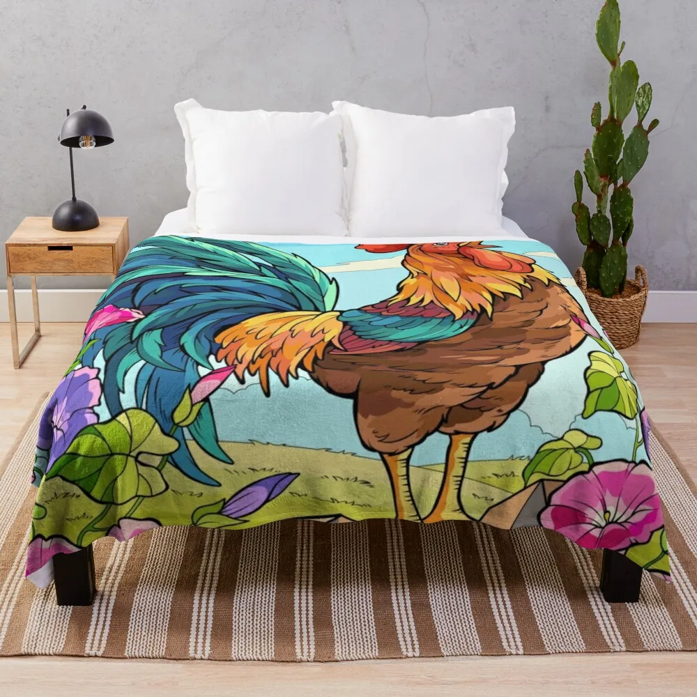 

morning cock Throw Blanket manga Weighted cosplay anime Blankets