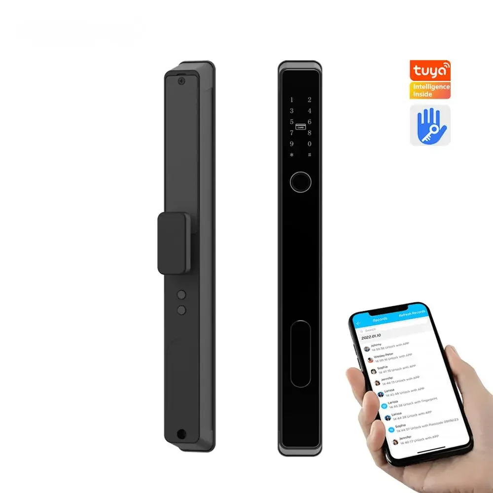 Good Quality electronic access control  smart door lock with wifi fingerprint tuya smart fingerprint door lock