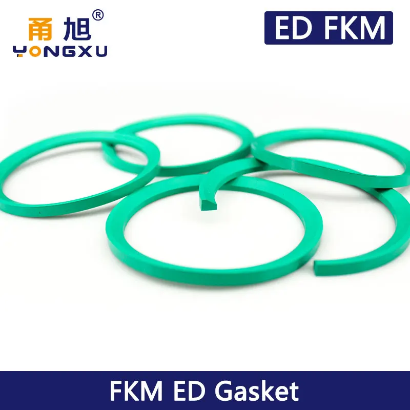 Fluorine rubber ED sealing ring | Diagonal washer | E-shaped column end sealing ring | Fluid joint sealing ring FKM