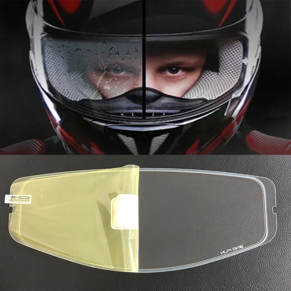 

Motorcycle Helmet Visor Film Anti Fog Film Sticker Patch For LS2 FF323 FF327