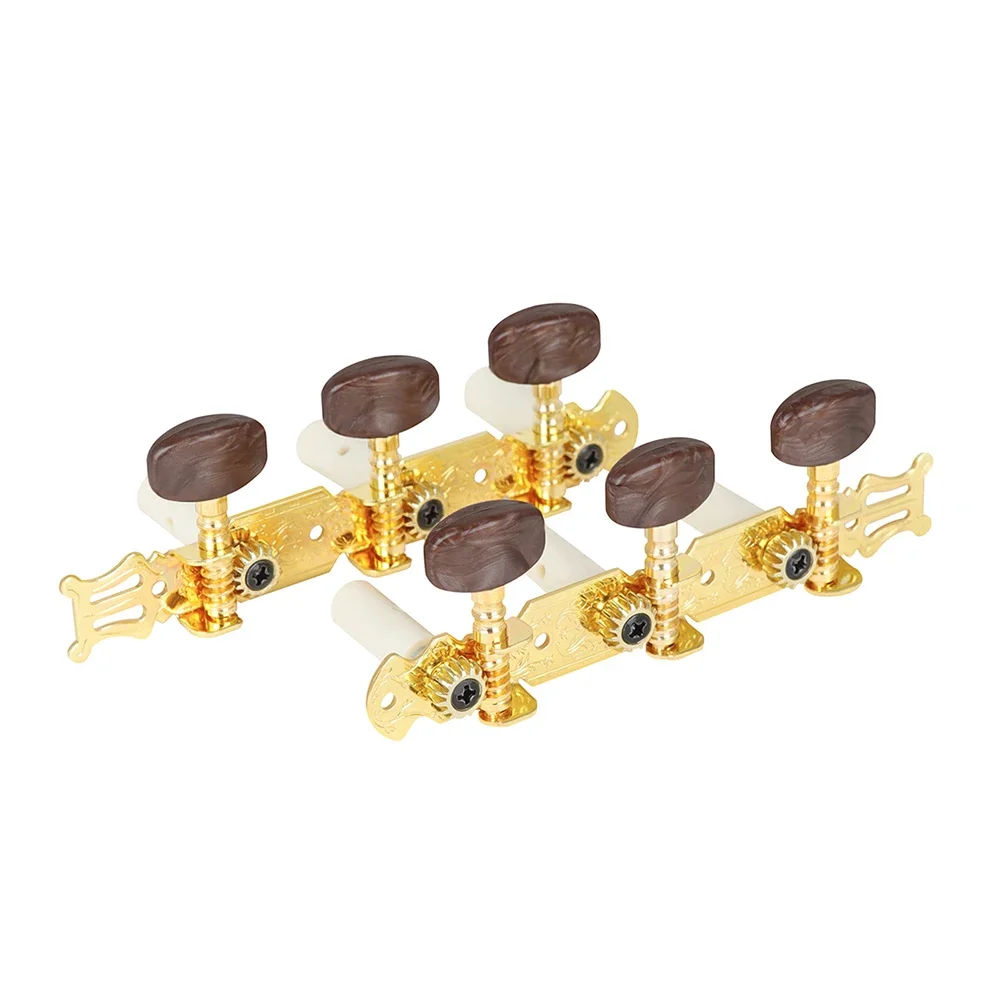 3L3R Guitar Tuning Pegs Tuners Machine Head Metal Tuning Pegs Stringed Musical Instrument Accessories For Acoustic/Folk Guitar