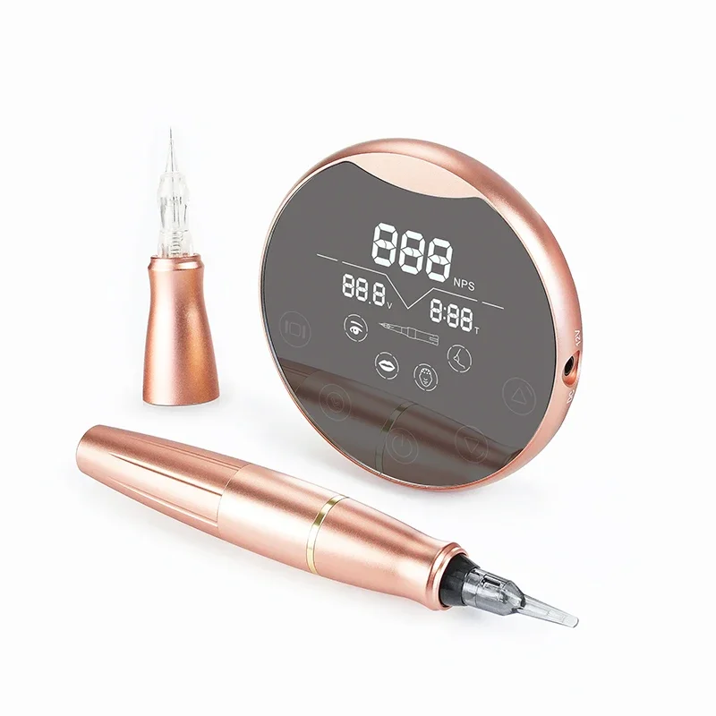 High-Grade Biomaser P90 Permanent Makeup Tattoo Machine Fit with CTGE004 Rotary Pen Tattoo Power Supply