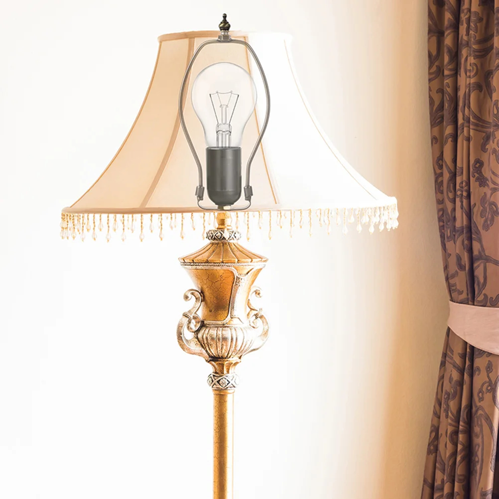 

2pcs Horn Bracket Lampshade Holder Metal Lamp Harp Set for Table Floor Lamps Replacement Parts Lamp Repair Kit