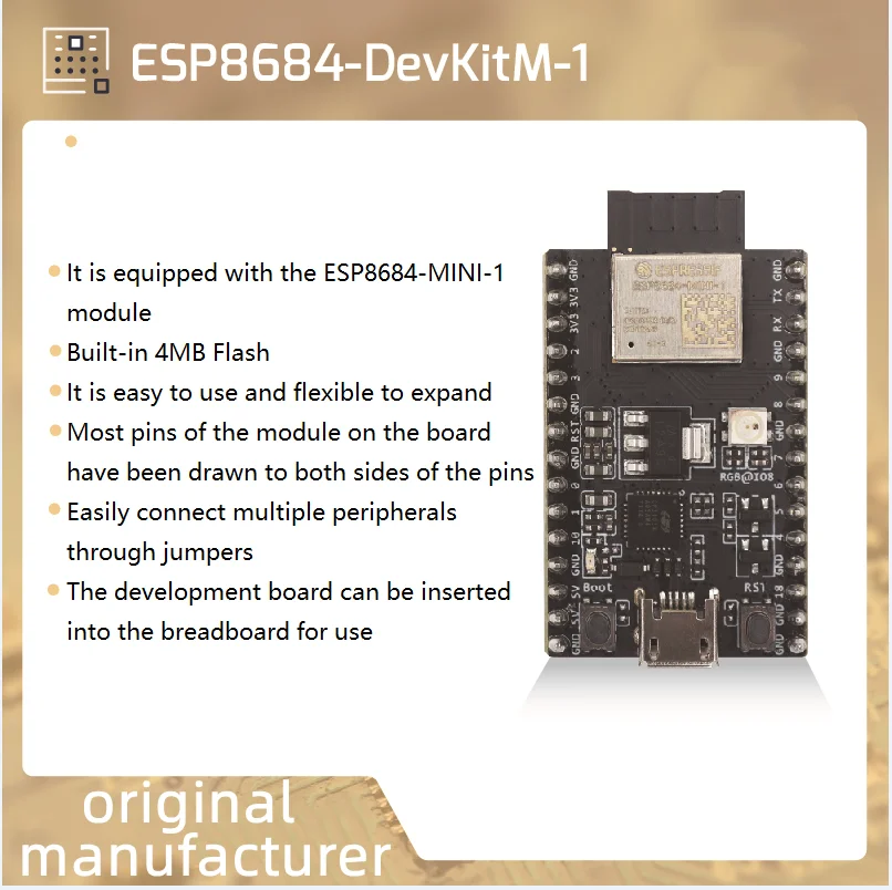 Scheda di sviluppo ESP8684-DevKitM-1, scheda di sviluppo modulo ESP8684-MINI-1 integrata