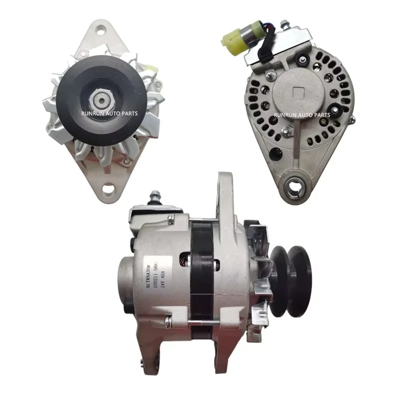 

24V 45A Generator Alternator for ISUZU Engines E120 DH100 6BB1 6HH1 6HE1 6BG1 4D95 4BC2 100211-5881 1002115881 1812003250