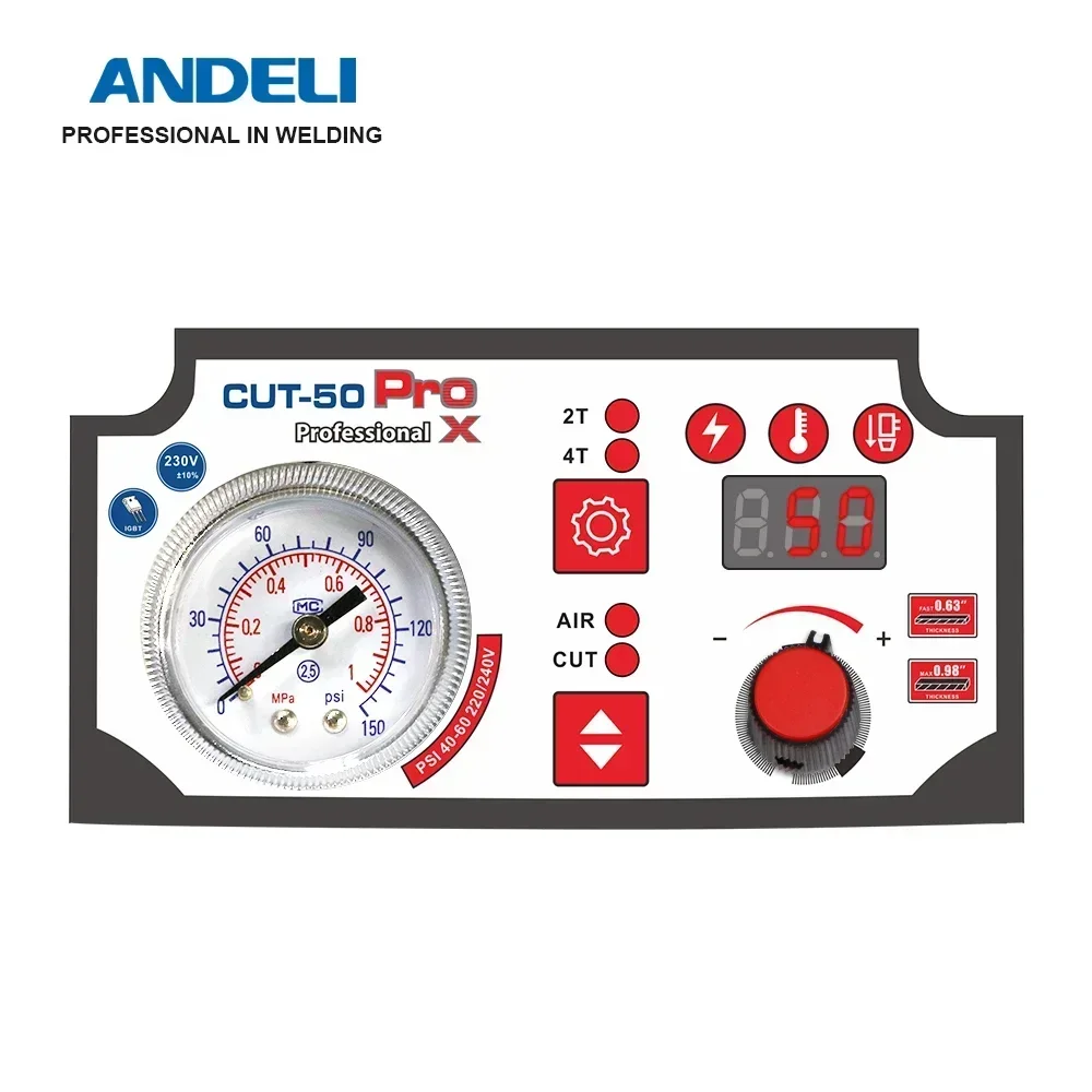 Non-HF Pilot Arc Plasma Cutting Machine Non High Frequency Plasma Cutter Low Frequency Cut Metal CUT-50 PRO X/XS Inverter