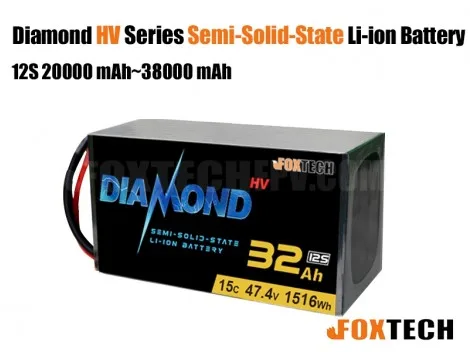 Diamond HV Series Semi-Solid-State Li-ion Battery 12S 20000 mAh~38000 mAh