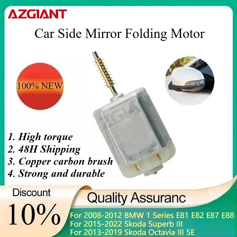 

AZGIANT Car Side Mirror Folding Motor for 2018-2024 VW Lavida/2012-2020 Audi A3 8V/2015-2022 Skoda Superb III replacement parts