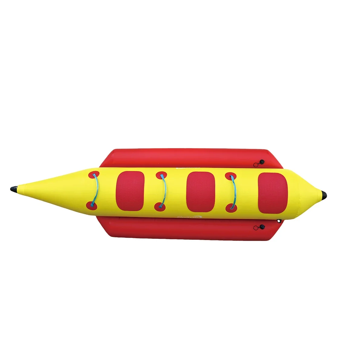 Cheap Price Outdoor Inflatable Floating Water Banana Boat Inflatable Water Flying Banana Sled with Electric Inflator