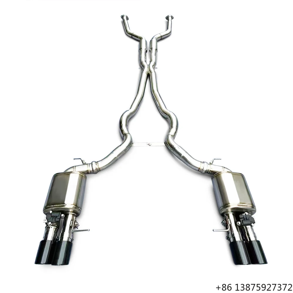 

High Frequency V10 Sound Valvetronic Exhaust for M5 E60 5.0L |SS304 Axle-back Muffler with Remote Valve 2003-2010