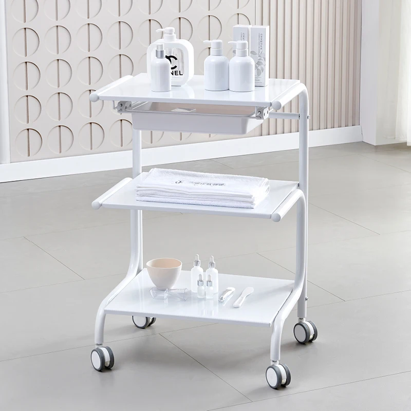 

Stainless Cart Gold Serving Aesthetic Reception Salon Trolley carrito auxiliar organizador de belleza Beauty Esthetician Spa