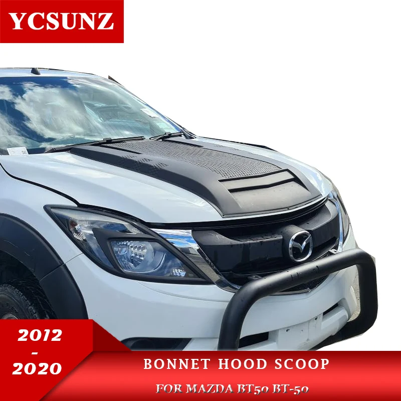 2012-2020 Bonnet Hood Scoop For Mazda Bt50 BT-50 2012 2013 2014 2015 2016 2017 2018 2019 2020 Double Cabin Accessories