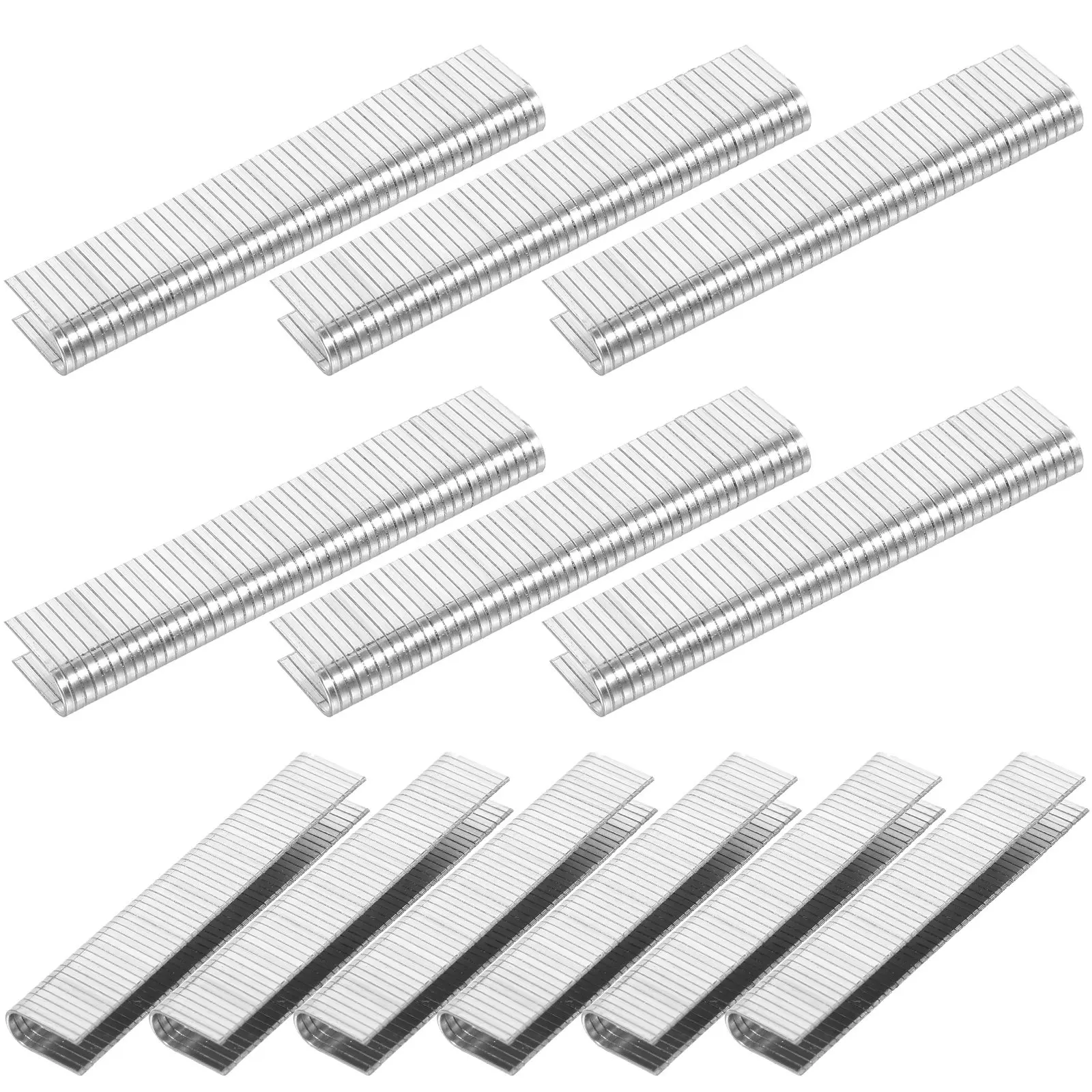 

1000 шт. U-образных пневматических скоб, металлические скобы с узкой коронкой, сверхпрочные, для деревообработки, обивки, использования с электрическим степлером