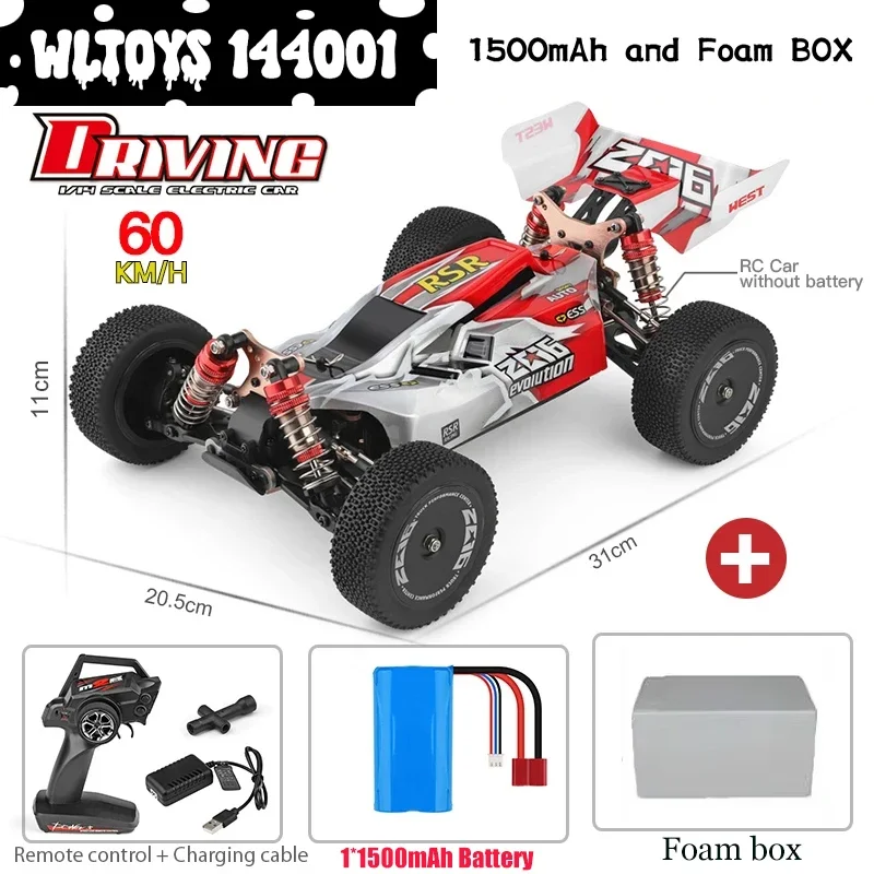 

Радиоуправляемая машинка WLtoys 1/14 144016 2.4G, гоночная, 35 км/ч, с мотором 390, 4WD, электрическая, высокоскоростная, внедорожная, дрифт, игрушка на пульте управления