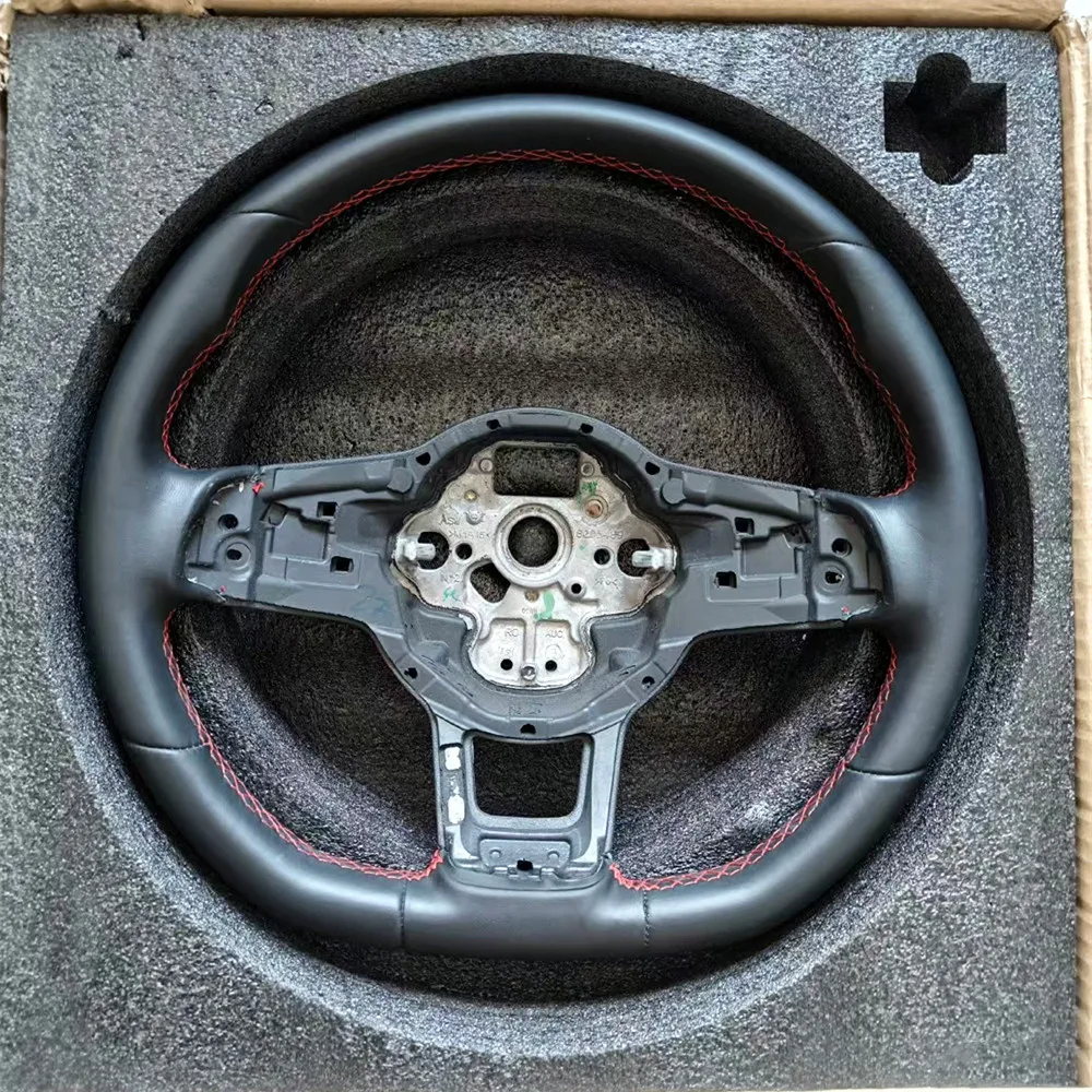 Alcantara lederen stuur geschikt voor VW Golf7 MK7 R GTI GTE GTD Passat B8 Tiguan MK2, sportwiel, auto-accessoires