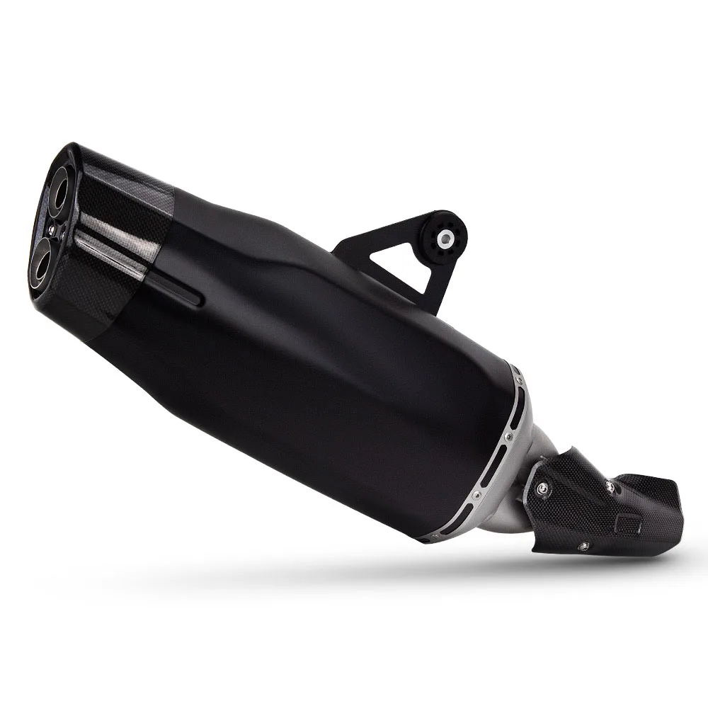 

For BMW R1200GS Adventure R1250GS ADV exhaust motorcycle slip on line muffler double hole carbon head tail pipe
