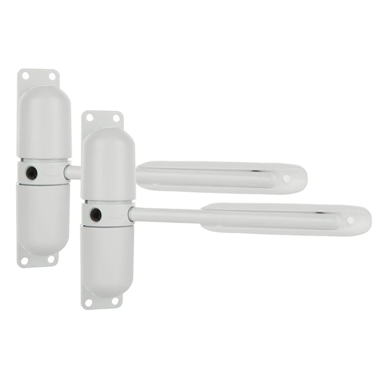 2 PCS Adjustable Close Door Hinge For Convert Hinged Doors To Self-Closing,Door Closer Auto