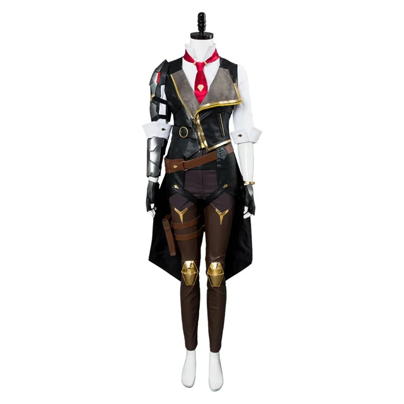 OW Ashe Cosplay Fantasia Costume Elizabeth Caledonia Cosplay Ashe Jacket Pants Hat Outfit For Adult Women Halloween Costumes