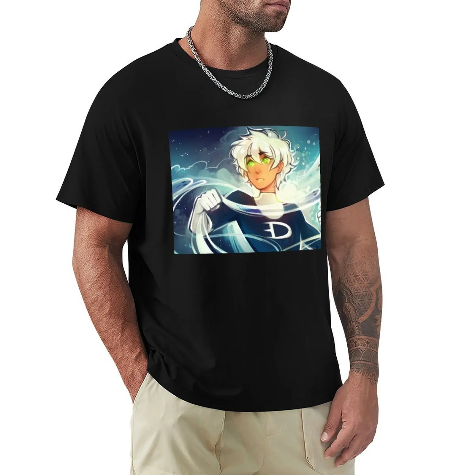 

Danny T-Shirt plus size tops anime summer top clothing for men