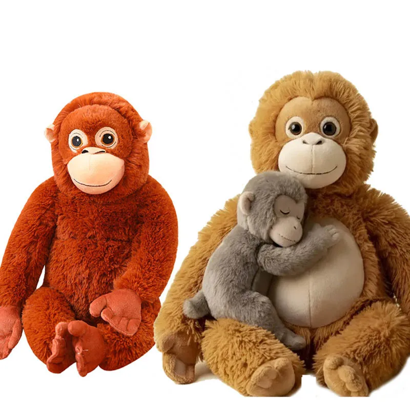 

Cute Punch Monkey Hugging Plush Soft Baby Monkey Animal Doll Cotton Stuffed Pillow Toy Collectible Gift