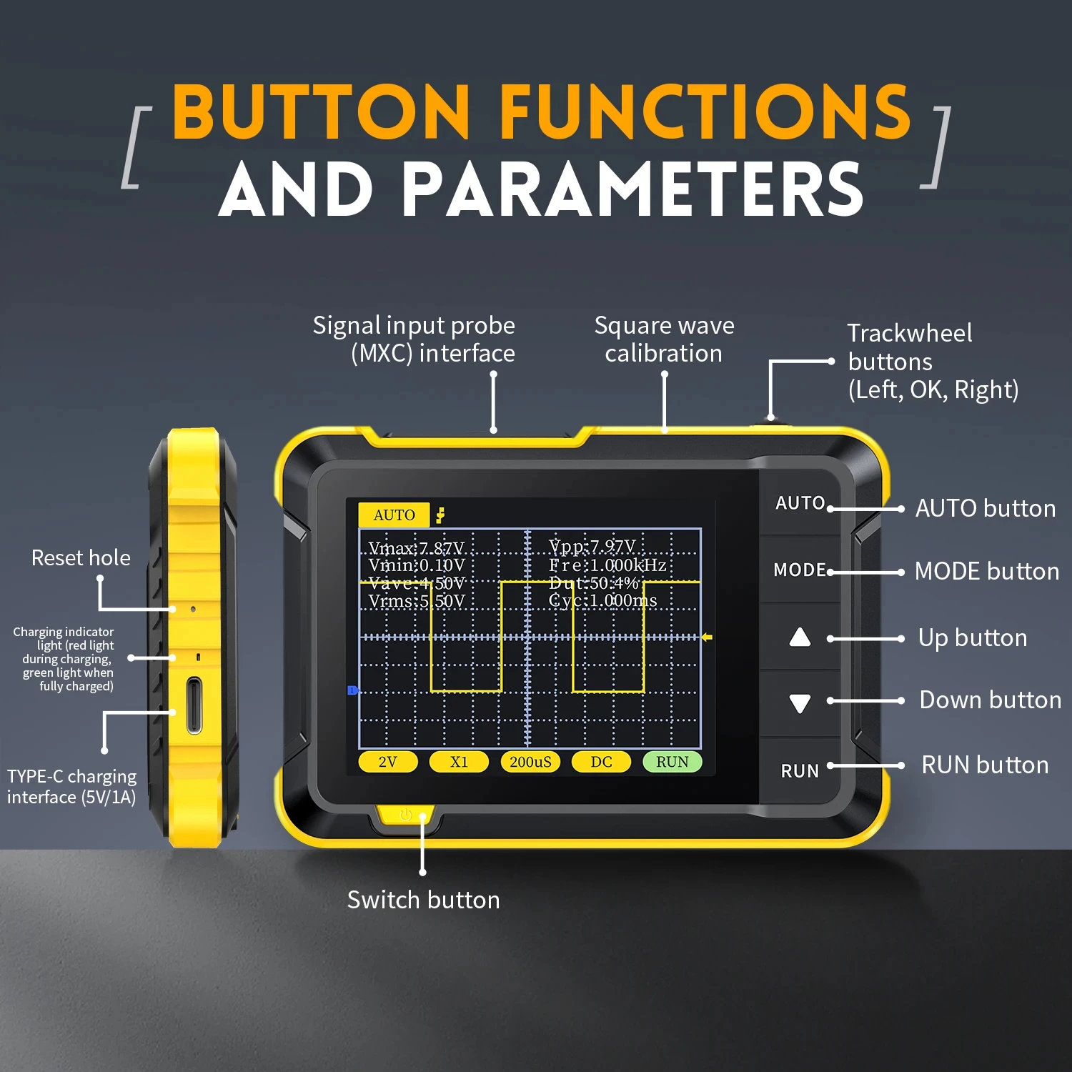 FNIRSI DSO152 Mini Handheld Di - Fnirsi Digital Oscilloscope Handheld 评论和价格