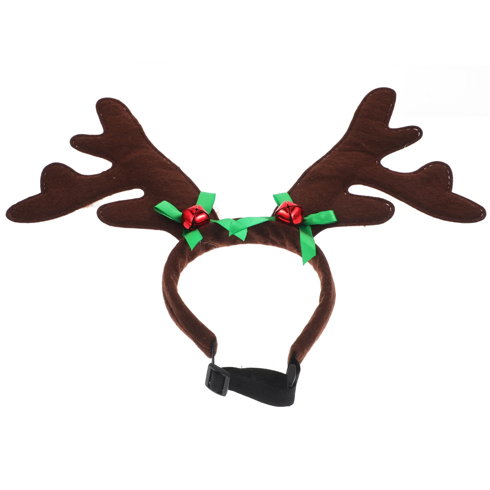 

Pet Christmas Head Dog Decor Headband Antler Bowknot Green Pattern Christmas Festival Dog Xmas Head Hoop Party Photo