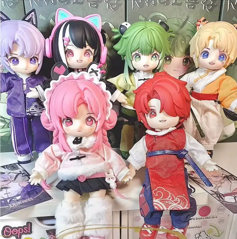 

Nagi Beast Boy Three Generations Study Tour Season Ob11 Blind Box Movable Joint Doll 1/12 Bjd Trendy Play Cute Hand-Made Gift