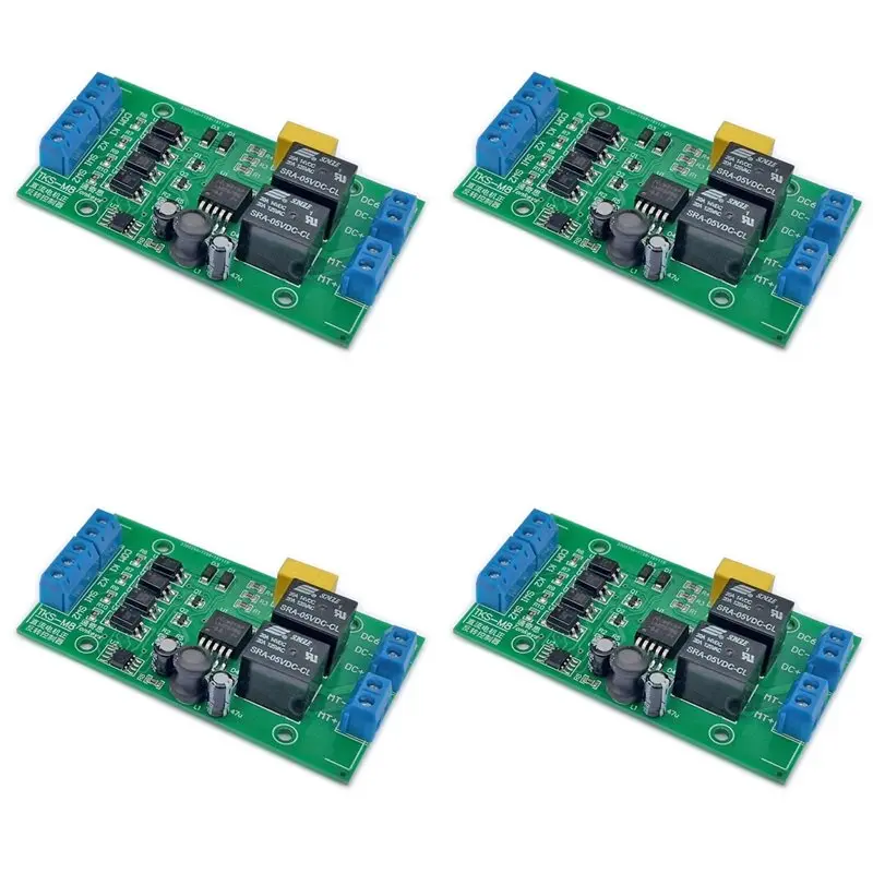 4X DC 6V 12V 24V DC Motor Forward And Reverse Controller 20A With Limit Relay Driver Lifting Control Board P0-Y41A