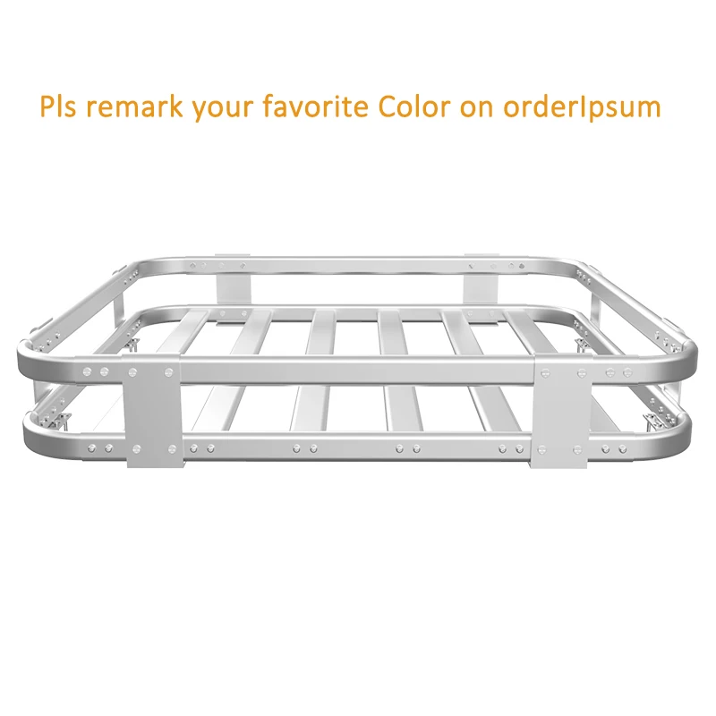 يمكن تخصيص OEM رف سقف ألومنيوم خارجي عالي الجودة، RV، العربة، صندوق السيارة، الحمل السميك - الملحقات الخارجية RV