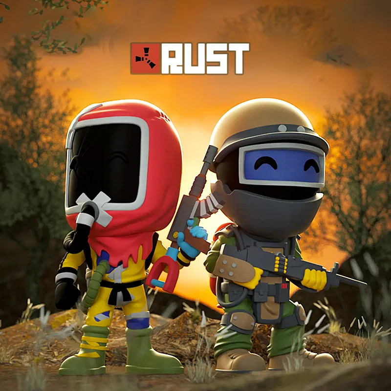 In Stock New Rust Official Merchandise Hazmat Suit Figure Collection Decoration Ornament Model Toy Gifts