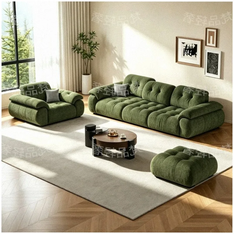 Aesthetic Recliner Living Room Sofas Velvet Cushion Reading Modern Lazy Sofa Luxury Loveseat Daybed Couch Wohnzimmer Furniture