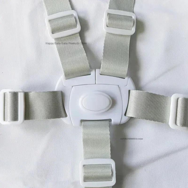 Child Dining Chair Belt Cross-shaped Design Baby 5 Point Harness High Chair Safe Belt Seat Belts for Strollers Car Seats