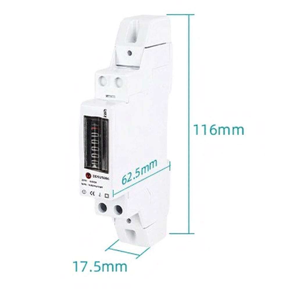 DDSU5886 Electricity Meter 1 Phase AC 220V 5(80)for A Rail Mount for Residential Sub Metering and Panel Integration