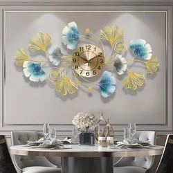 Simple Creative Metal Wall Clock, Mute Large Clocks, Modern Minimalist Home Decor, Luxury Living Room Wall Art, Entry Wall Hang