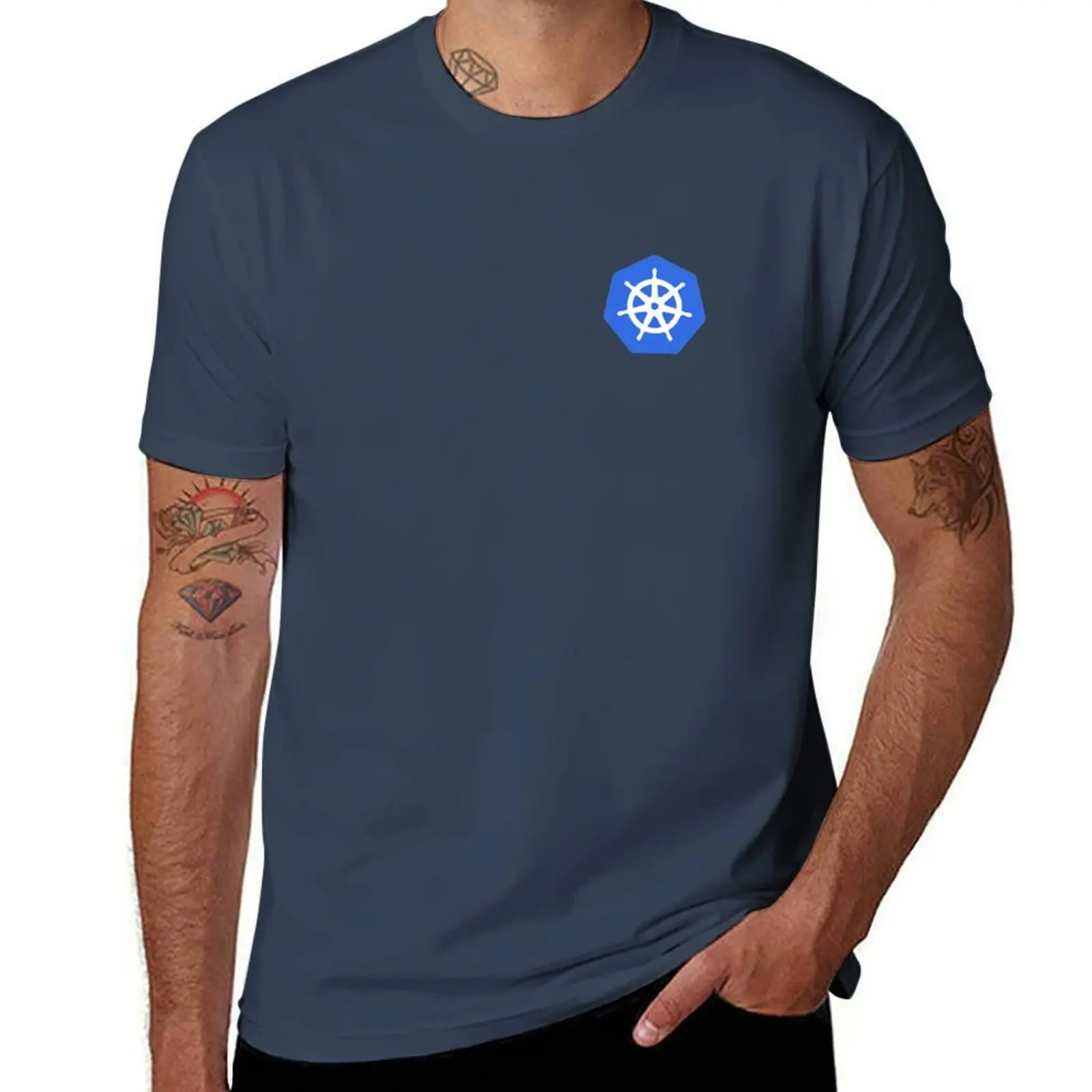 

kubernetes T-Shirt man graphic t shirt cotton t shirts high quality T-Shirt