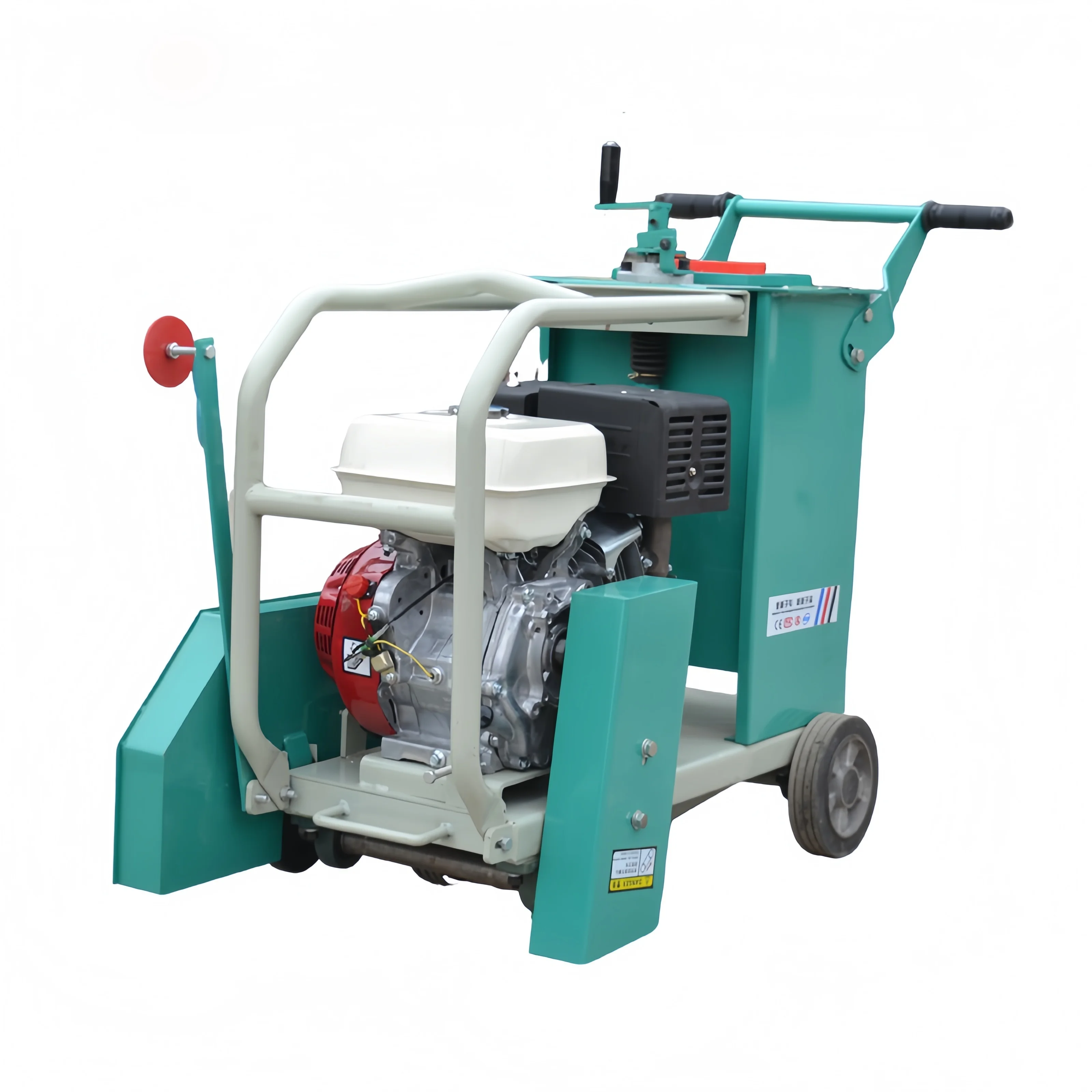 High Efficiency Electric Road Concrete Cutting Machine With Motor 13HP 1800mm Cutting Depth 380V/220V Voltage