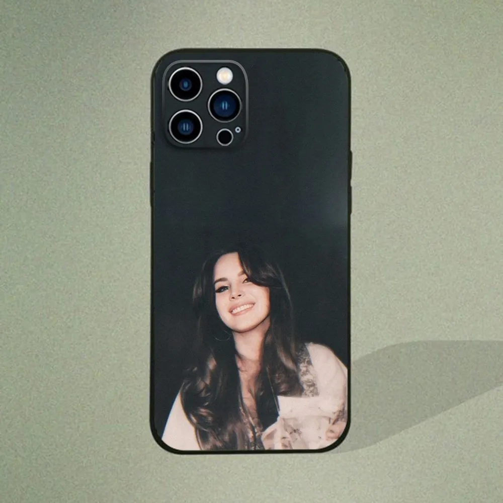 Singer L-Lana Del R-Rey Phone Case  for IPhone 15,14,13,12,11 Pro Max Mini 8,7 Plus SE2 X XR XS MAX Silcone Soft Covers